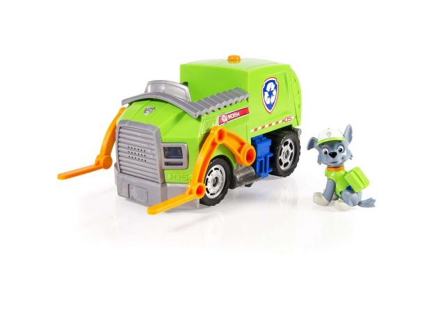 ماشین حمل زباله راکی با افکت نور و صدا سگ‌های نگهبان پاپاترول, image 5
