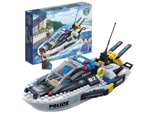 بلاک ساختنی بن بائو مدل قایق پلیس, image 3