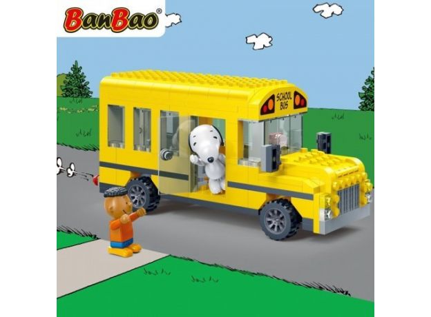 بلاک ساختنی بن بائو مدل اتوبوس مدرسه, image 3