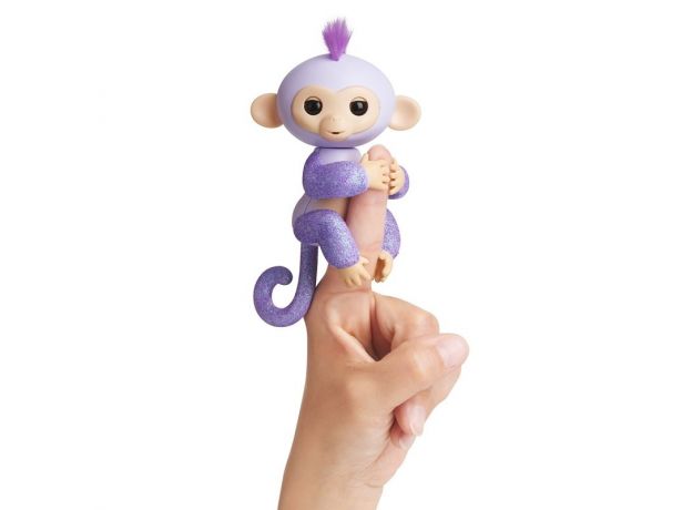 ربات میمون انگشتی درخشان فینگرلینگز Fingerlings Monkey Glitter مدل کی کی, image 