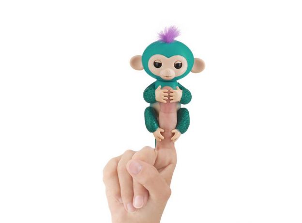 ربات میمون انگشتی درخشان فینگرلینگز Fingerlings Monkey Glitter مدل کینکی, image 