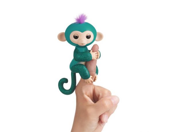 ربات میمون انگشتی درخشان فینگرلینگز Fingerlings Monkey Glitter مدل کینکی, image 4