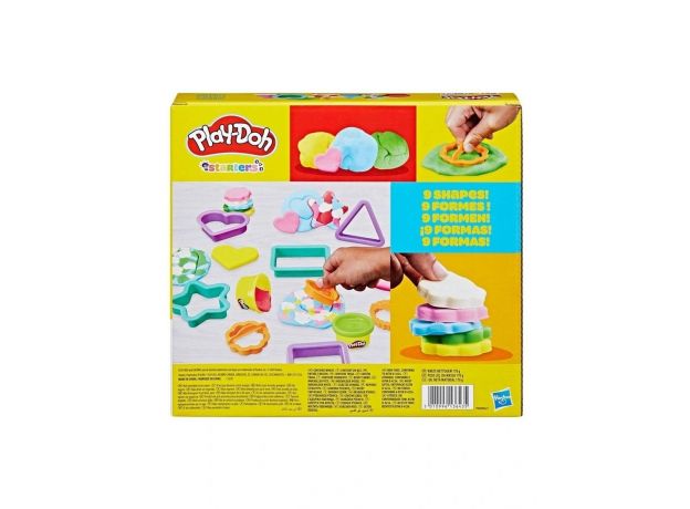 پک 6 تایی خمیربازی به همراه قالب اشکال Play Doh, تنوع: E8530-Form, image 4
