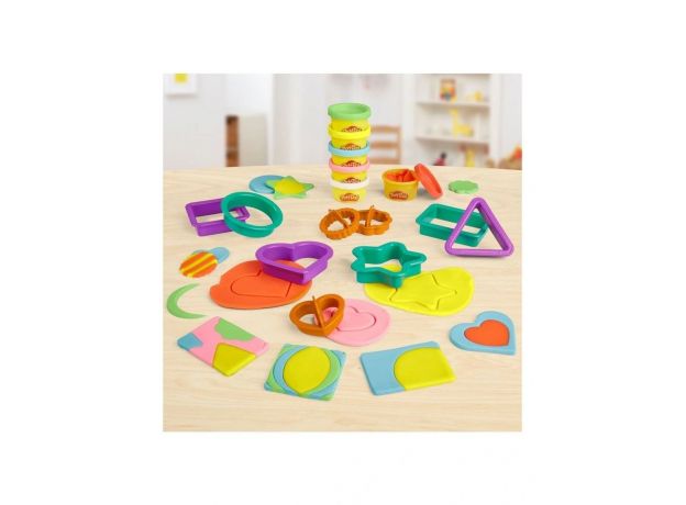 پک 6 تایی خمیربازی به همراه قالب اشکال Play Doh, تنوع: E8530-Form, image 2