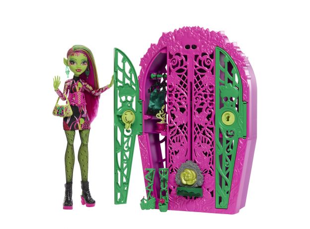 عروسک 30 سانتی رازآلود Monster High به همراه کمد و اکسسوری مدل Venus McFlytrap, image 8