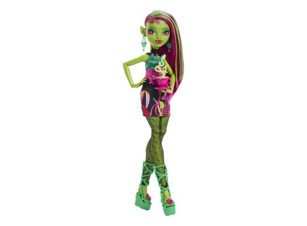 عروسک 30 سانتی رازآلود Monster High به همراه کمد و اکسسوری مدل Venus McFlytrap, image 6