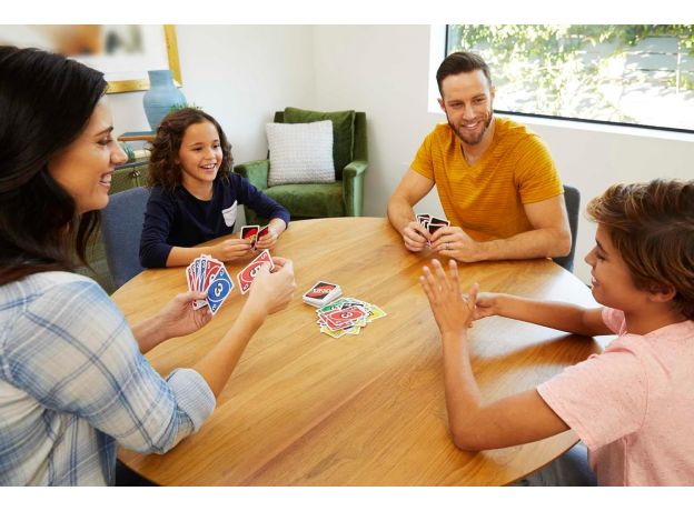 بازی کارتی گروهی UNO اورجینال Mattel, image 2