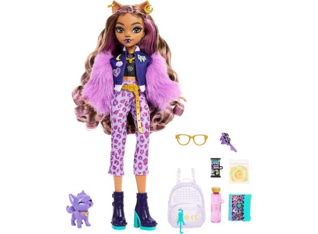 عروسک 30 سانتی Monster High مدل Clawdeen Wolf, تنوع: HRP65-Clawdeen Wolf, image 3