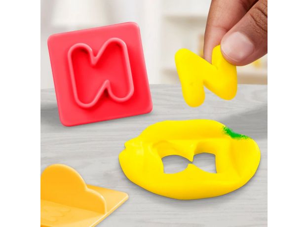 پک 6 تایی خمیربازی به همراه قالب حروف انگلیسی Play Doh, تنوع: E8530-Letter, image 6