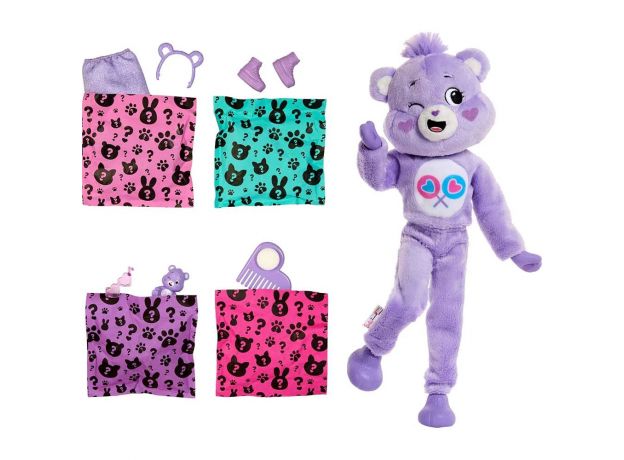عروسک سورپرایزی Care Bears مدل خرس بخشنده همراه 10 سورپرایز, تنوع: JCN93-Share Bear, image 3