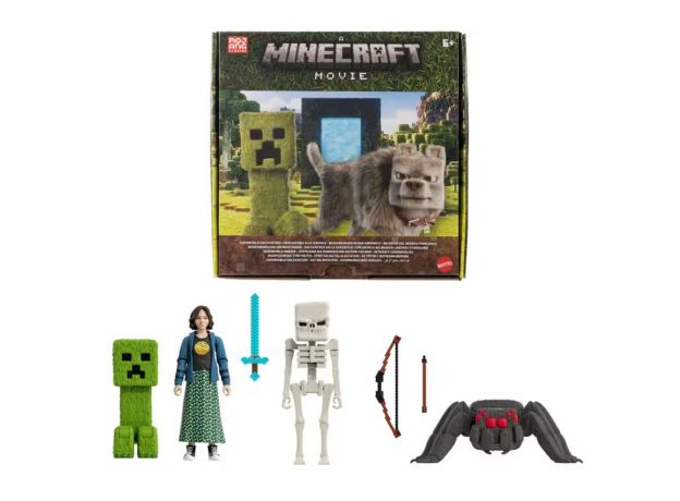 پک 4 تایی اکشن فیگورهای Minecraft به همراه اکسسوری, image 