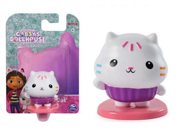 فیگور 4 سانتی کیکی کت Gabby’s Dollhouse, تنوع: 6071192-Cakey Cat, image 