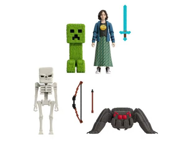 پک 4 تایی اکشن فیگورهای Minecraft به همراه اکسسوری, image 5