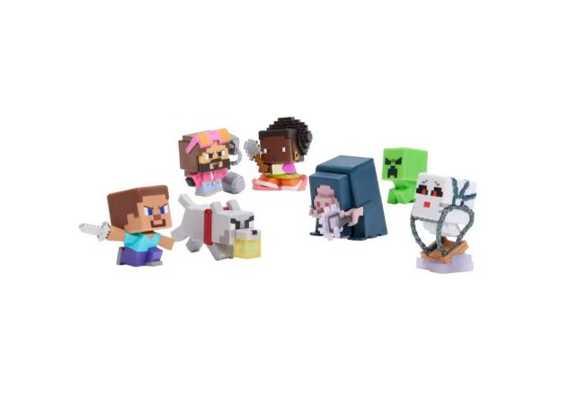 ست 7 تایی فیگورهای Minecraft مدل Overworld Battle Pack, image 6