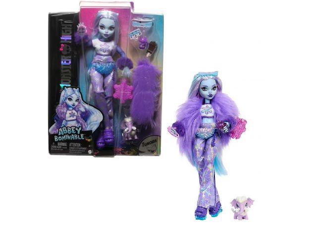 عروسک 30 سانتی Monster High مدل Abbey Bominable, تنوع: HNF64-Abbey Bominable, image 