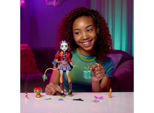 عروسک 30 سانتی Monster High مدل Jinafire Long, تنوع: HYV58-Jinafire Long, image 2
