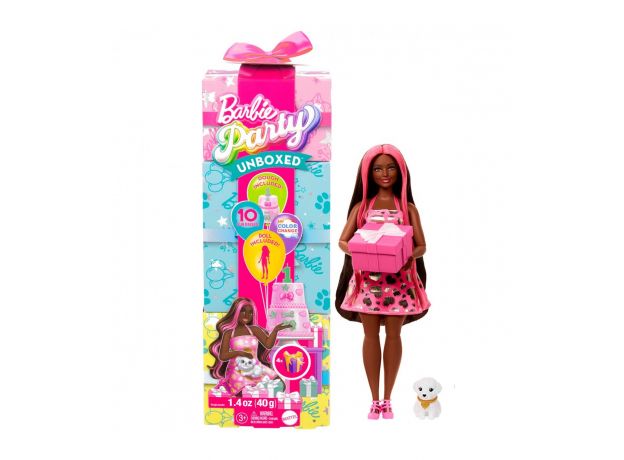 پک سورپرایزی Doll Party Unboxed مدل Negra به همراه حیوان خانگی, تنوع: JFG68-Negra, image 