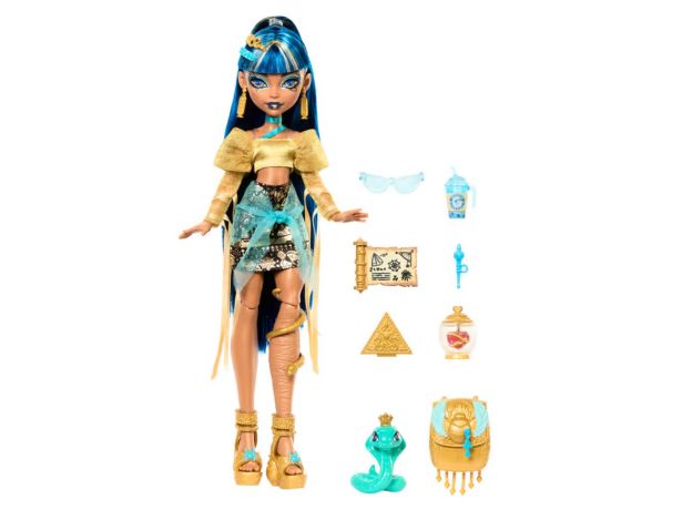 عروسک 30 سانتی Monster High مدل Cleo De Nile, تنوع: HXH74-Cloe De Nile, image 4