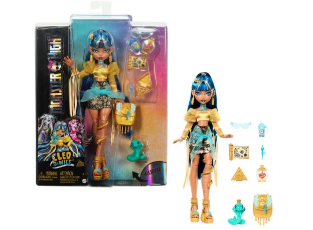 عروسک 30 سانتی Monster High مدل Cleo De Nile, تنوع: HXH74-Cloe De Nile, image 