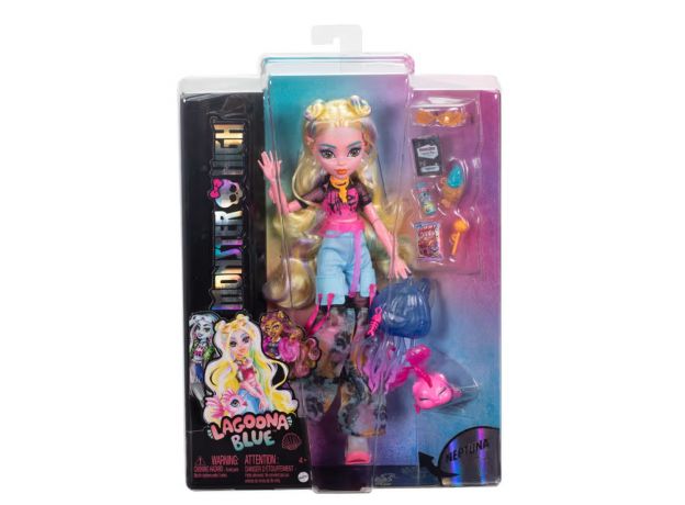 عروسک 30 سانتی Monster High مدل Lagoona Blue, تنوع: HXH75-Lagoona Blue, image 7