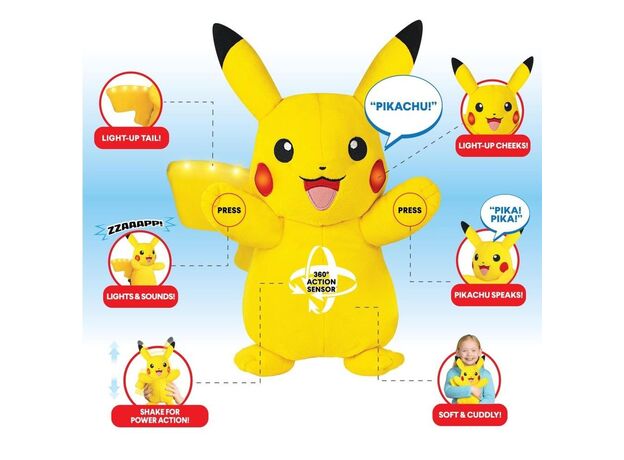 عروسک رباتیک 25 سانتی پیکاچو Pokemon, image 6