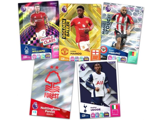 پک کارت بازی 8 تایی فوتبالی Adrenalyn XL PLUS مدل Premier League فصل 2025, image 5