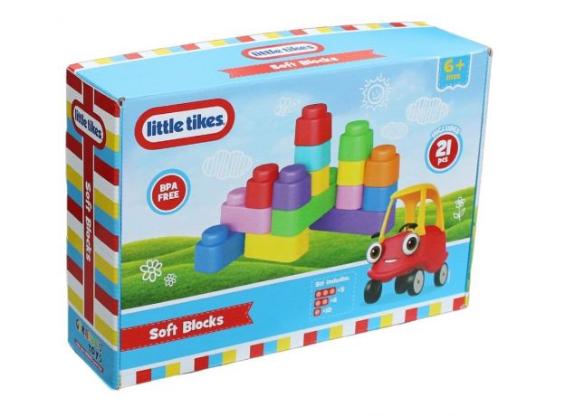 ست 21 عددی بلاک های ساختنی نرم Little Tikes, image 