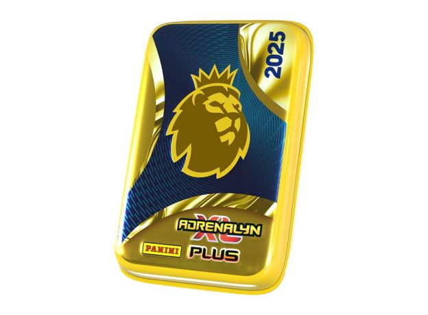 باکس فلزی کارت بازی 40 تایی فوتبالی Adrenalyn XL PLUS مدل Pocket Tin سری Premier League فصل 2025 طلایی, تنوع: 4371-Gold, image 2
