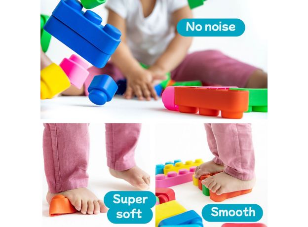 ست 10 عددی بلاک های ساختنی نرم Little Tikes, image 4