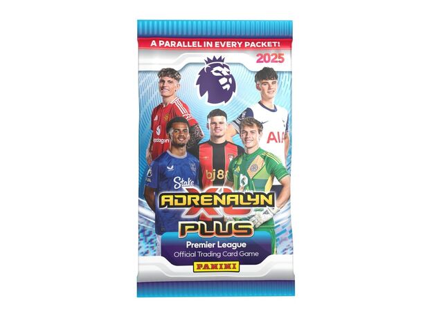 پک کارت بازی 8 تایی فوتبالی Adrenalyn XL PLUS مدل Premier League فصل 2025, image 
