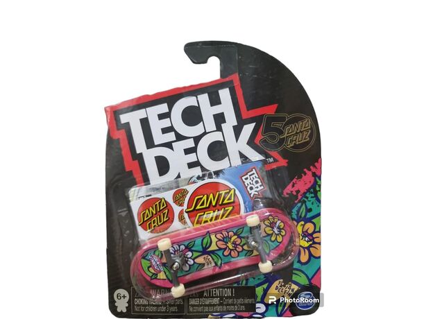 اسکیت انگشتی تک دک Tech Deck مدل Santa Cruz گل دار, تنوع: 6035054-Santa Cruz, image 