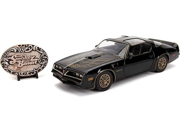 ماشین فلزی پونتیاک مدل 1977 Firebird به همراه نشان فلزی Smokey and the Bandit با مقیاس 1:24, image 2