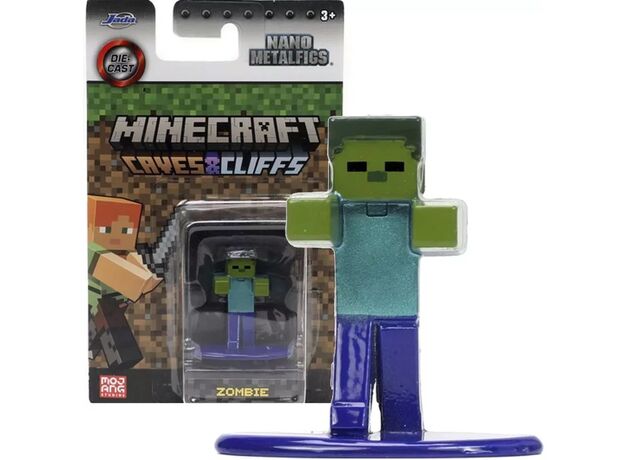 نانو فیگور فلزی Minecraft مدلZombie, تنوع: 253261002-Zombie, image 