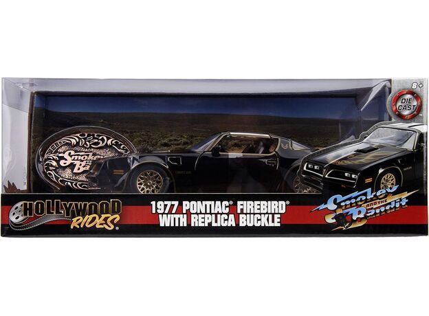 ماشین فلزی پونتیاک مدل 1977 Firebird به همراه نشان فلزی Smokey and the Bandit با مقیاس 1:24, image 9