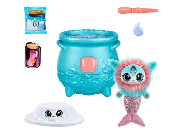 مجیک میکسیز دیگ جادویی با عروسک پولیشی سورپرایزی Magic Mixies با جادوی آب, تنوع: 14883-Water, image 13