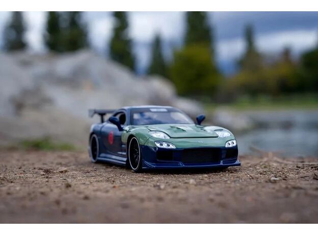 ماشین فلزی مزدا RX-7 1993 به همراه فیگور کاکاشی هاتاکه با مقیاس 1:24, تنوع: Kakashi Hatake-253255055, image 7