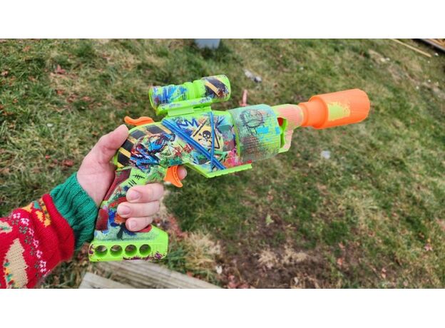 تفنگ نرف Nerf مدل Zombie Driller, image 5