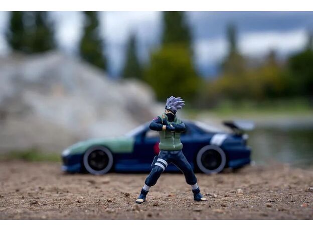 ماشین فلزی مزدا RX-7 1993 به همراه فیگور کاکاشی هاتاکه با مقیاس 1:24, تنوع: Kakashi Hatake-253255055, image 4