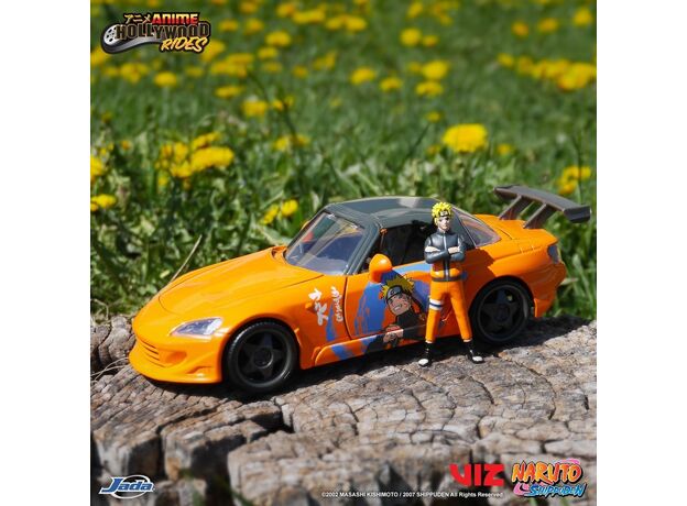 ماشین فلزی هوندا 2001 مدل S2000 و فیگور فلزی ناروتو با مقیاس 1:24, تنوع: 253255084-Naruto, image 2