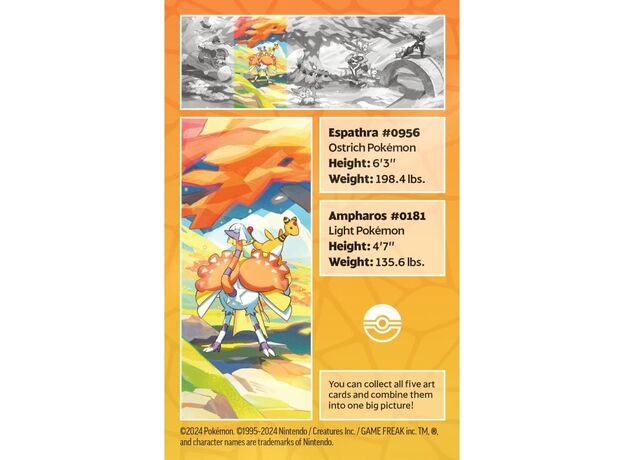 پک فلزی کارت بازی 20 تایی Pokemon مدل Vibrant Paldea زرد, تنوع: PK210-85767-Yellow, image 4