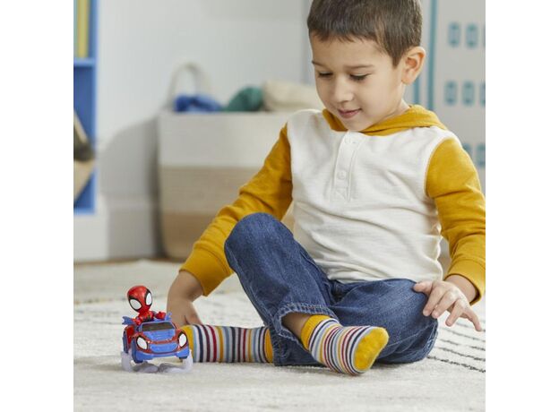فیگور 10 سانتی اسپایدی به همراه ماشین Spidey Amazing Friends, image 6