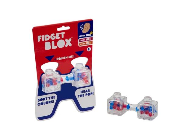 فیجت ژله‌ای Fidget Blox مدل آبی قرمز, تنوع: 931569-blue red, image 