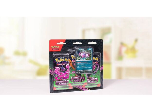 پک کارت بازی 30 تایی Pokemon سری Scarlet and Violet Shrouded Fable مدل Pecharunt, image 4