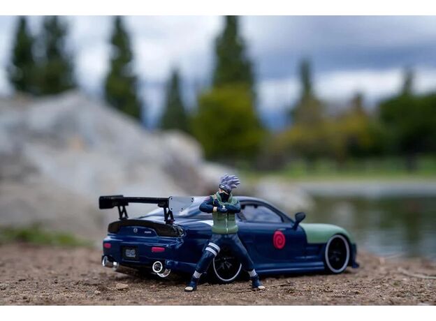 ماشین فلزی مزدا RX-7 1993 به همراه فیگور کاکاشی هاتاکه با مقیاس 1:24, تنوع: Kakashi Hatake-253255055, image 6