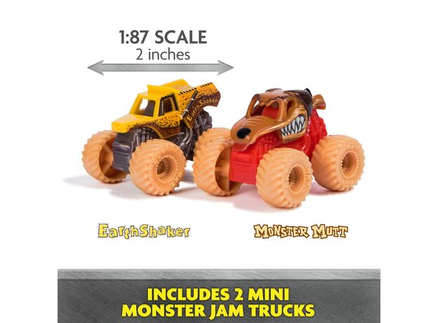 ست بازی Monster Jam Mini Jams مدل Earthshaker Boneyard Blaster, image 6