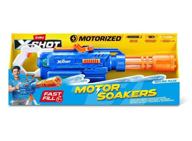 تفنگ آبپاش موتورایز ایکس شات X-Shot سری Fast Fill مدل Gatling Pulse, image 8