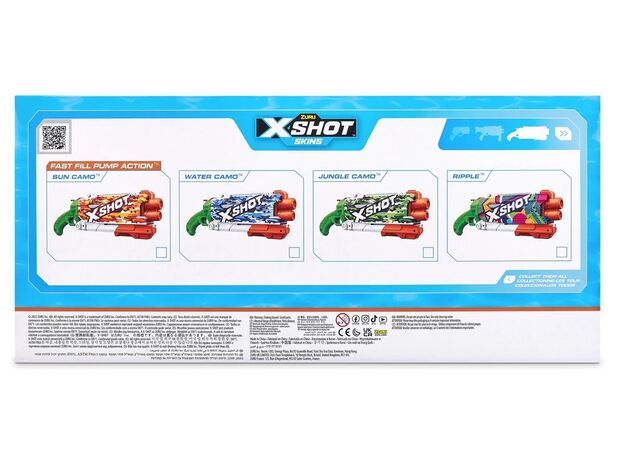 تفنگ آبپاش ایکس شات X-Shot سری Skins مدل Ripple, تنوع: 11855-Ripple, image 7