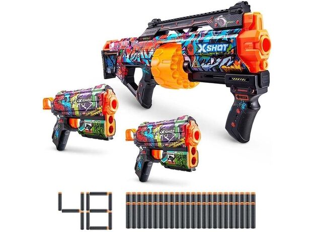 پک 3 تایی تفنگ های ایکس شات X-Shot سری Skins مدل Combo Pack, image 5