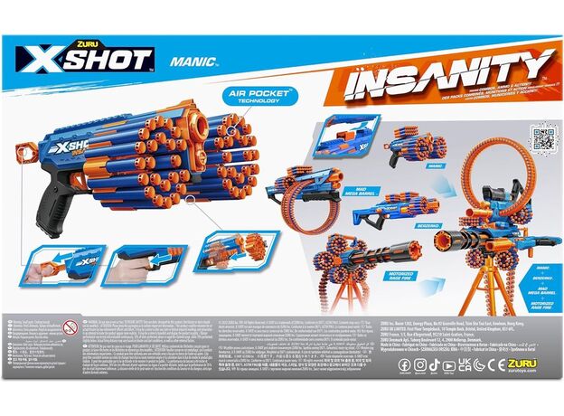 تفنگ ایکس شات X-Shot سری Insanity مدل Manic, image 12