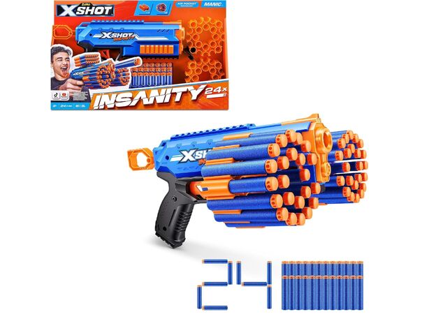 تفنگ ایکس شات X-Shot سری Insanity مدل Manic, image 